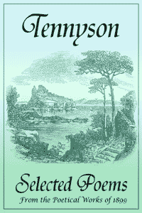 the cover of the free ebook of Tennyson's Selected Poems