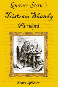 the cover of Laurence Sterne's Tristram Shandy abridged, a free ebook 
produced by Emma Laybourn